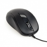 Gembird MUS-6B-01, Optical Mouse, 1600dpi, USB, Black