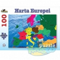 Noriel NOR4681 Puzzle 100 Piese Harta Europei Refresh