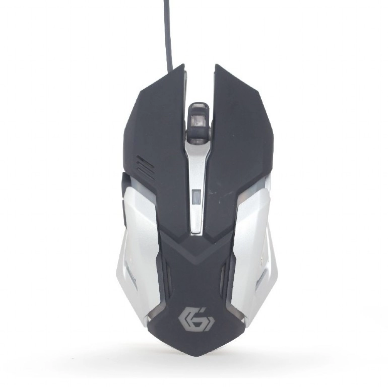 Gembird MUSG-07, Gaming Optical Mouse, 3200 pi programmable gaming mouse, 6 buttons, 7-color breathing RGB light effect, USB