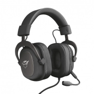 Trust Gaming GXT 414 Zamak Premium Multiplatform Headset,  53mm, Flexible detachable microphone and adjustable headband , Black