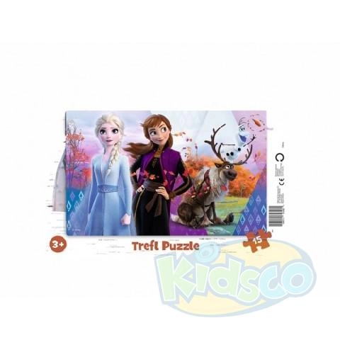 Trefl 31348 Puzzle 15 Frame Disney Frozen 2