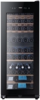 Винный холодильник Haier FWC53GDA, 53 бутылок, 127 см, A, Черный
