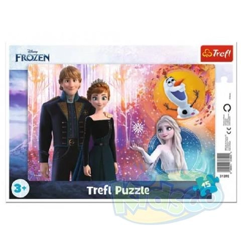 Trefl 31392 Puzzle 15 Frame Frozen 2