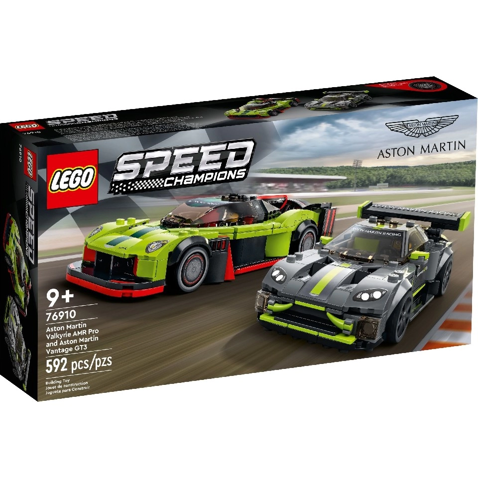 Lego Speed Champions 76910 Астон Мартин Валькирия AMR Pro и Астон Мартин Винтаж GT3