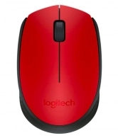 Logitech Wireless Mouse M171 Red, Optical Mouse for Notebooks, Nano receiver,  Red, Retail