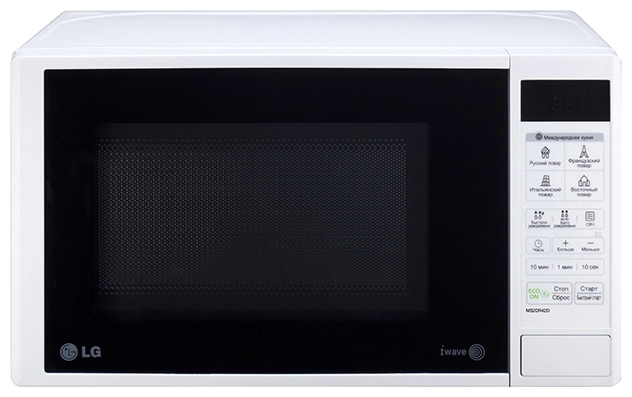 Микроволновая печь соло LG MS20R42D, 20 л, 1000 Вт, Белый