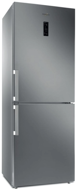 Холодильник с нижней морозильной камерой Whirlpool WB70E972X, 462 л, 195.5 см, E, Серебристый