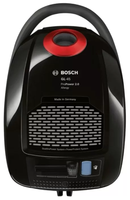 Пылесос с мешком Bosch BGB45330, 3.0 л  и более, 650 Вт, 74 дБ, Черный