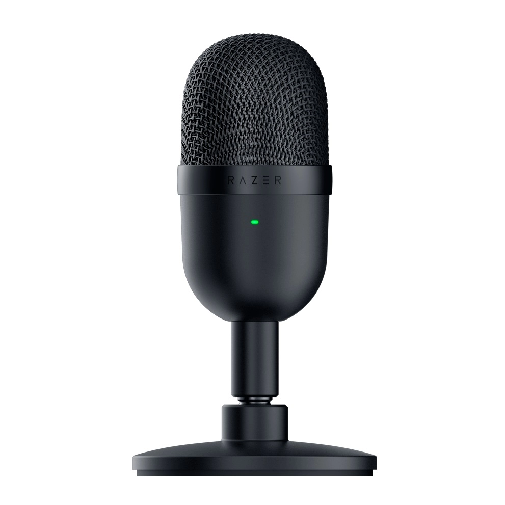 Razer Microphone Seiren Mini, Ultra-compact Streaming, Ultra-precise supercardioid pickup pattern, Professional Recording Quality, Black