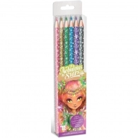 Nebulous Stars 11568 Wooden Colored Pencils 6-pack Assortment (2)