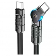 Cablu USB-C la USB-C HOCO “U118 Triumph” / 1.2m / Zinc alloy / 60W / up to 3A / Black