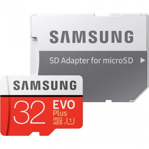 Карта памяти MicroSD+ SD adapter Samsung 32Gb MB-MC32G Class10 UHS-1 (U1)