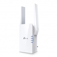 TP-LINK RE605X  Wi-Fi 6 Wall Plugged Range Extender, Atheros, 1200Mbps on 5GHz + 300Mbps on 2.4GHz, 802.11ax/ac/n/g/b, 1 Gigabit Lan Port, OneMesh technology, Ranger Extender mode, Access Control, WPS, 2 external antennas