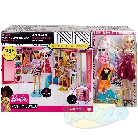 Barbie Garderoba de Vis cu Papusa
