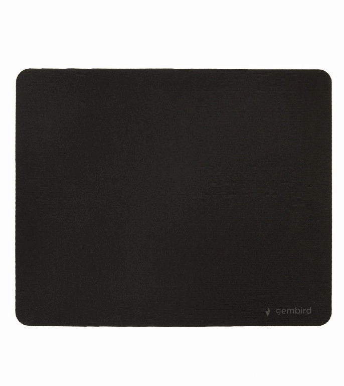 Gembird Mouse pad MP-S-BK, SBR rubber, 220*180mm, Black