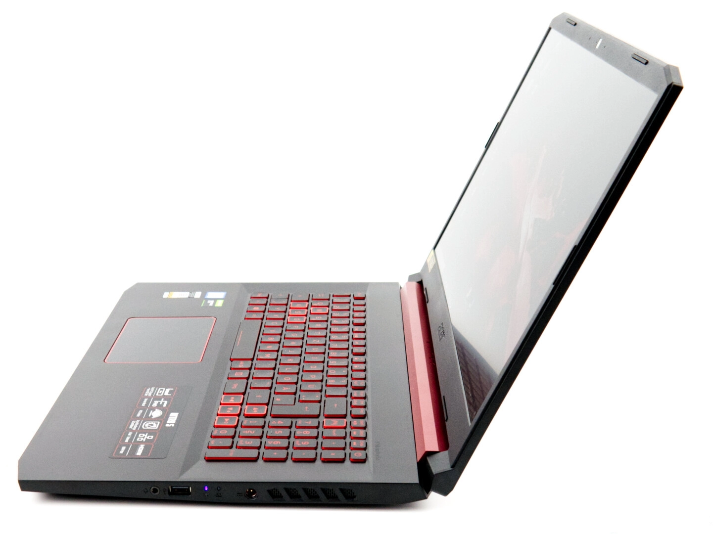 Laptop Acer Nitro AN517-51-7037, 16 GB, DOS, Negru cu rosu