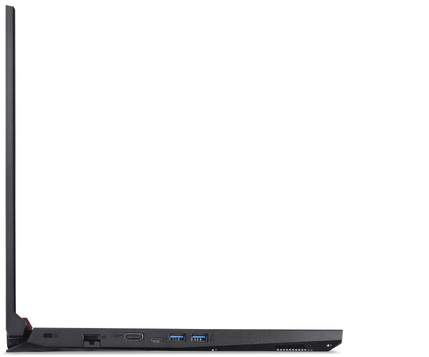Ноутбук Acer Nitro AN517-51-7037, 16 ГБ, DOS, Чёрный с красным