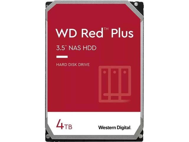 3.5'' HDD 4.0TB  Western Digital WD40EFPX Caviar® Red™ Plus NAS, CMR Drive, 5400rpm, 256MB, SATAIII