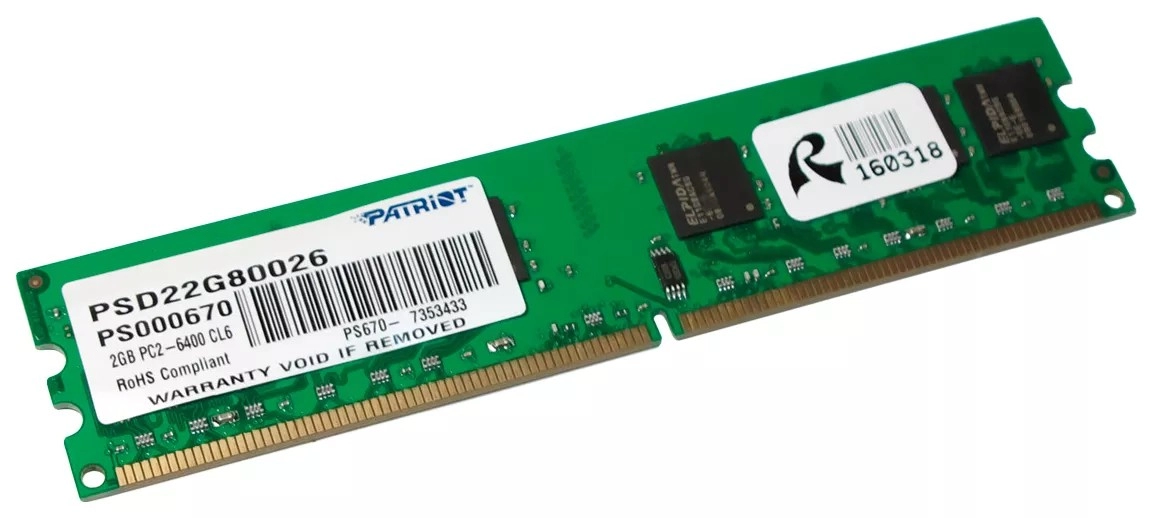 Memorie operativa PATRIOT Signature Line  DDR2-800  2GB