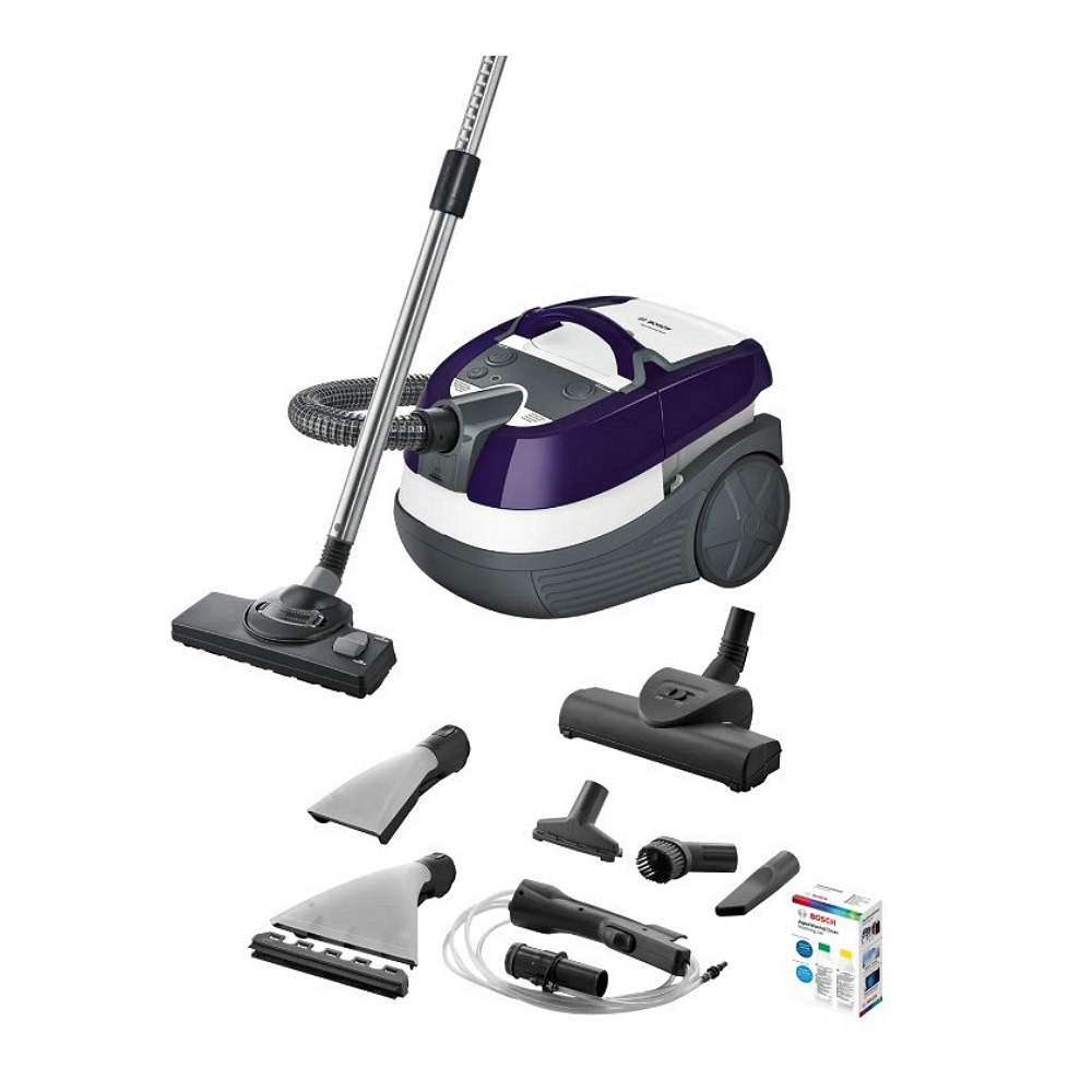 Пылесос моющий Bosch BWD41740 / 1700Вт / Фиолетовый photo 1 Пылесос моющий Bosch BWD41740 / 1700Вт / Фиолетовый photo 1