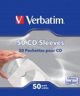 CD-DVD PAPER SLEEVES 50 PACK