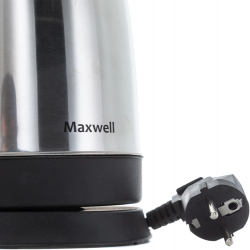 Fierbator de apa electric Maxwell MW-1043, 1.8 l, 1500 W, Argintiu