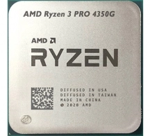 AMD Ryzen™ 3 PRO 4350G, Socket AM4, 3.8-4.0GHz (4C/8T), 4MB L3, Integrated Radeon Vega 6 Graphics, 7nm 65W, tray
