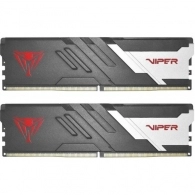 64GB (Kit of 2x32GB) DDR5-6400 VIPER (by Patriot) VENOM DDR5 (Dual Channel Kit) PC5-51200, CL32, 1.4V, Aluminum heat spreader with unique design, XMP 3.0 Overclocking Support, On-Die ECC, Thermal sensor, Matte Black with Red Viper logo