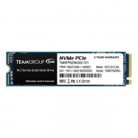 M.2 NVMe SSD 256GB Team Group MP33, Interface: PCIe3.0 x4 / NVMe1.3, M2 Type 2280 form factor, Sequential Reads 1600 MB/s, Sequential Writes 1000 MB/s, Max Random 4k Read 160K / Write 200K IOPS, SLC Caching, ECC, NAND 3D TLC