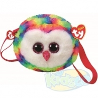 TY TY95103 Tg Owen - Multicolor Owl 15cm (Shoulder Bag)