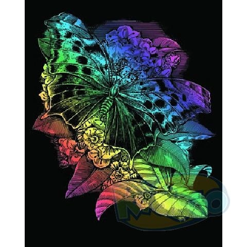 Sequin Art SQ0541 Artfoil - Rainbow Butterfly
