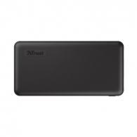 15000mAh Power bank - Trust Primo, Black, Fast-charge with maximum speed via USB-C (15W) or USB-A (12W). Charging speed varies between devices