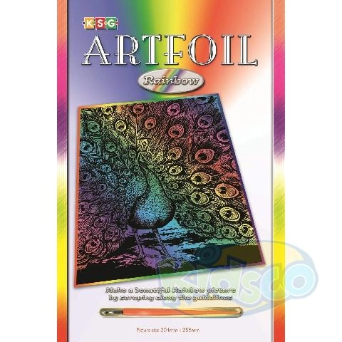Sequin Art SQ0543 Artfoil - Rainbow Peacock
