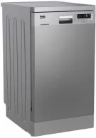 Посудомоечная машина  Beko DFS26024X, 10 комплектов, 6программы, 44.8 см, E, Серебристый