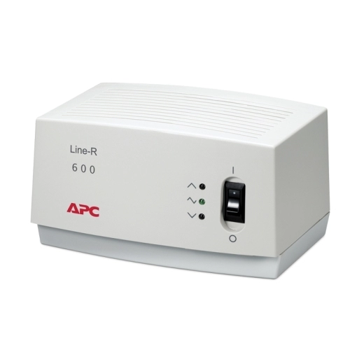 APC Line-R 600VA Automatic Voltage Regulator, Schuko Outlets, 3.1kg, 160..290 V, 47..63 Hz, 600W