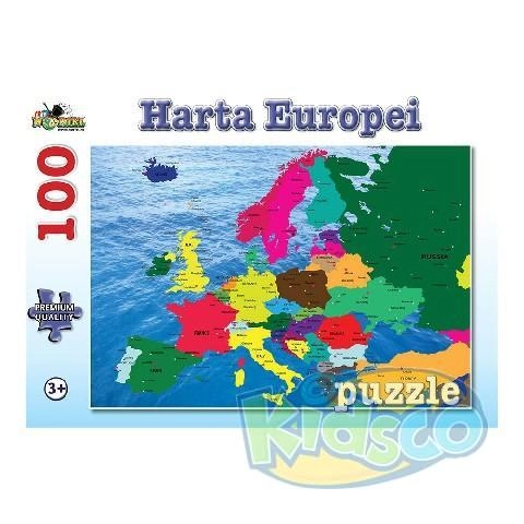Noriel NOR2808 Noriel Puzzle 100 Piese - Harta Europei 2017
