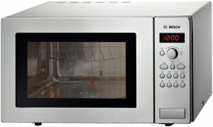 Микроволновая печь с грилем Bosch HMT84G451, 25 л, 900 Вт, 1200 Вт, Серебристый