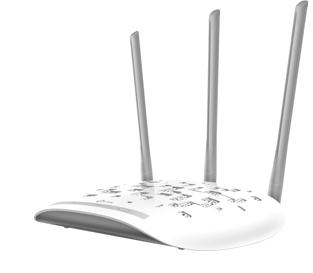 TP-LINK TL-WA901N N450 Wireless Access Point, Atheros, 3T3R, 450Mbps 2.4GHz, 802.11n/g/b, Passive PoE Supported, QSS Push Button, AP/Client/Bridge/ Repeater, Multi-SSID, WMM, Ping Watchdog, with 3 4dbi detachable Antenna