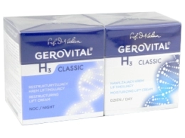 Gerovital H3 Classic Pachet Promo crema zi lift hidratanta +crema noapte lift restructuranta 50 ml + 50 ml