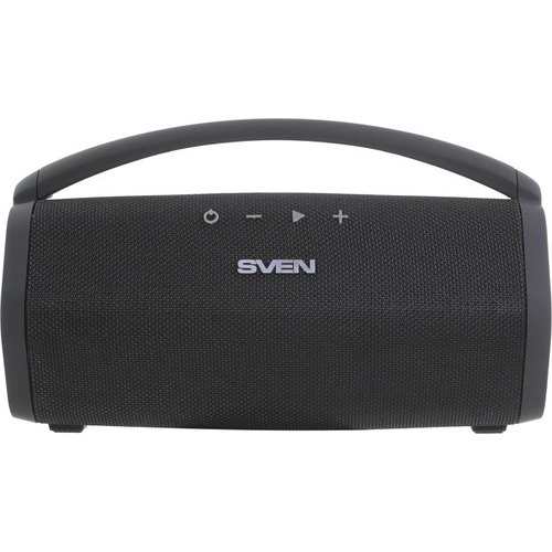 SVEN PS-320 Black, Bluetooth Portable Speaker, 15W RMS, Waterproof (IPx7) Support for iPad & smartphone, USB & microSD, built-in lithium battery -2200 mAh, ability to control the tracks, AUX stereo input