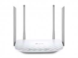 TP-LINK Archer C50 AC1200 Dual Band Wireless Router, Atheros, 867Mbps at 5Ghz + 300Mbps at 2.4Ghz, 802.11ac/a/b/g/n, 1 WAN + 4 LAN, Wireless On/Off and WPS button,2 external antennas
