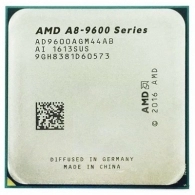 AMD A-Series A8-9600, Socket AM4, 3.1-3.4GHz (4C/4T), 2MB L2, Integrated Radeon™ R7 Series, 65W 28nm, tray