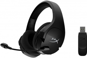 Wireless headset HyperX Cloud Stinger Core, Black, Virtual 7.1 Surround, 90-degree rotating ear cups, Mic built-in, Swivel-to-mute mic, Frequency response: 20Hz–20000 Hz, USB, 2.4GHz Wireless Connection, max 500mW, PS4/PC, Up to 20 meters
