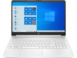 HP Laptop 15s White + Win 11 Home, 15.6