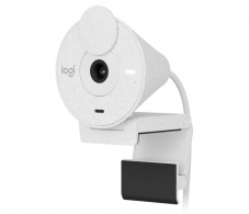 Camera Web Logitech Brio 300 / 1080p / auto light correction / noise-reducing mic / USB-C / White