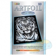 Sequin Art SQ1017 Artfoil - Silver White Tiger