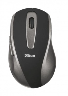 Trust  EasyClick Wireless Optical Mouse, 2.4GHz, Nano receiver, 1000 dpi, 5 button, USB, Black