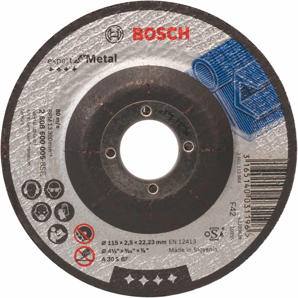 Отрезной круг, выпуклый, Expert for Metal Bosch 2608600005