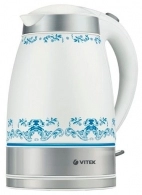 Fierbator de apa electric Vitek VT-1157, 1.7 l, 2200 W, Alb