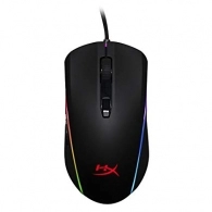 HYPERX Pulsefire SURGE Gaming Mouse, 200–16000 DPI, 4 DPI presets, Pixart 3389 sensor, Light ring provides dynamic 360° RGB effects, 6 x button mouse with ultra-responsive Omron switches, USB, 130g